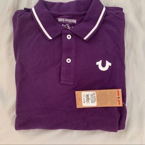 TRUE RELIGION PURPLE POLO